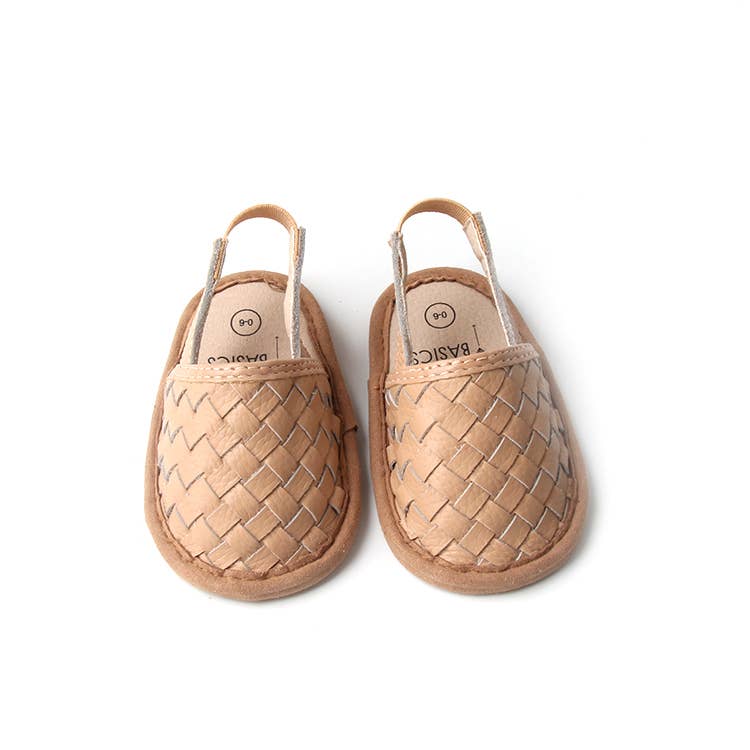 Babe Basics - Woven Leather Baby Sandals