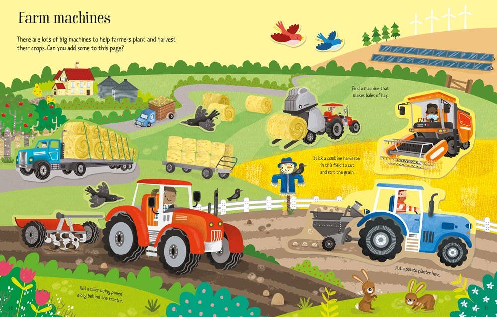 HarperCollins - First Sticker Book Farm : Usborne
