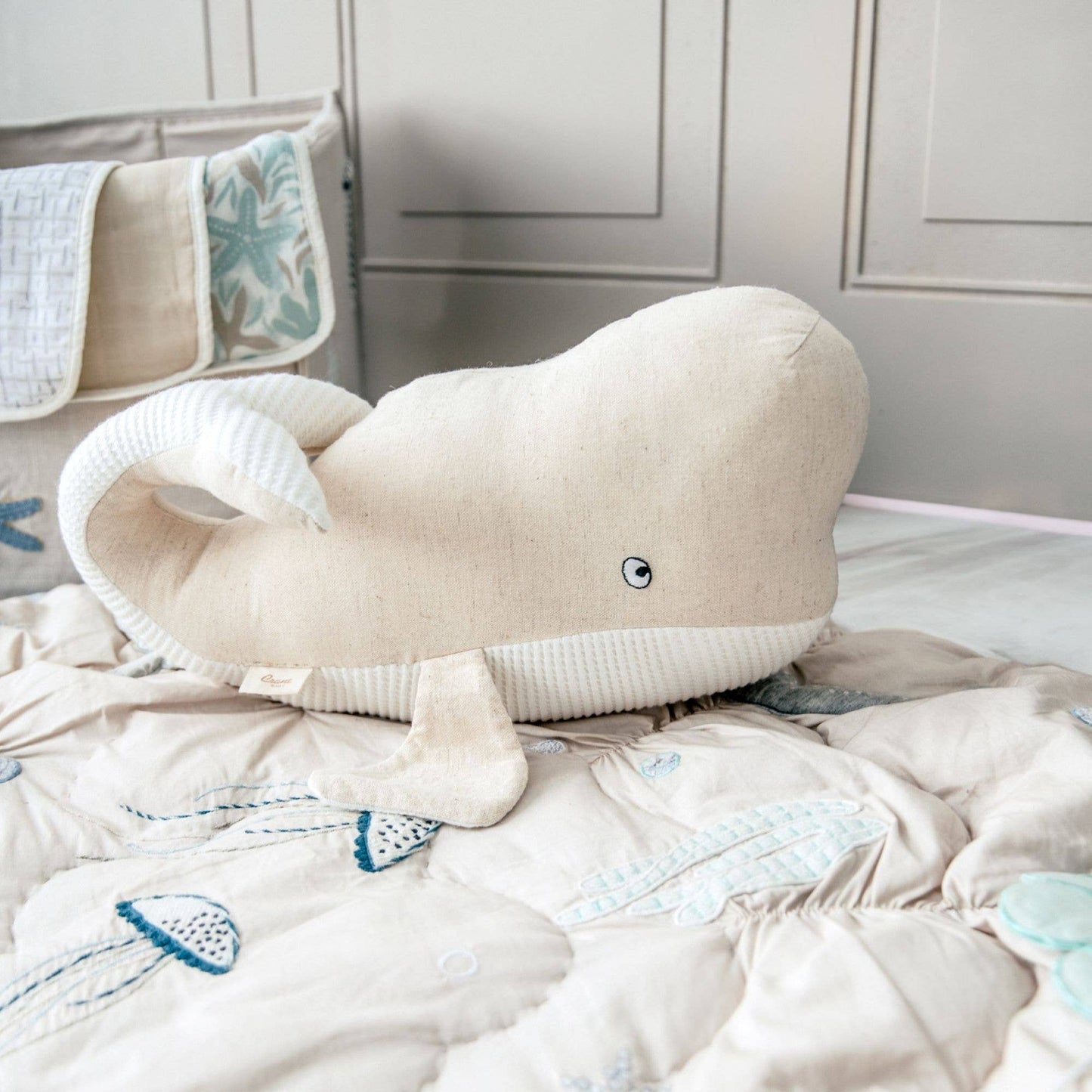 Crane Baby - Cove Handmade Whale Stuffed Animal Plush Toy