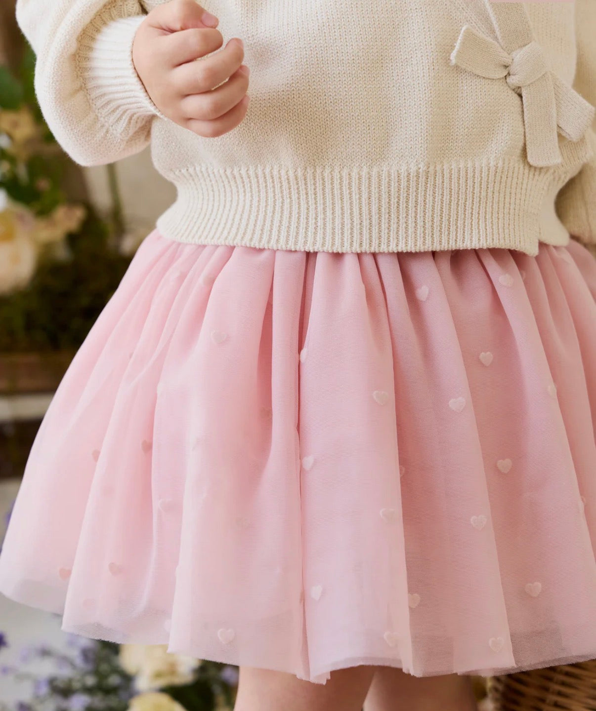 Jamie Kay - Lottie Skirt - Petite Heart Carnation