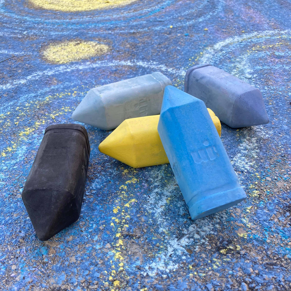 Urban Infant - Kids Chunky Sidewalk Chalk - Non-Toxic - Starry Night