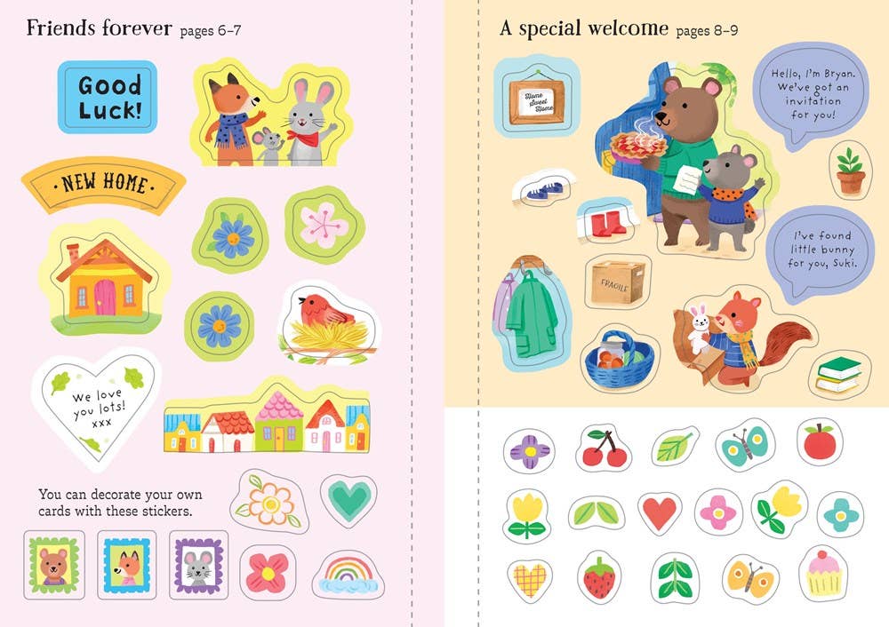 HarperCollins - Little First Stickers Love And Kindness : Usborne