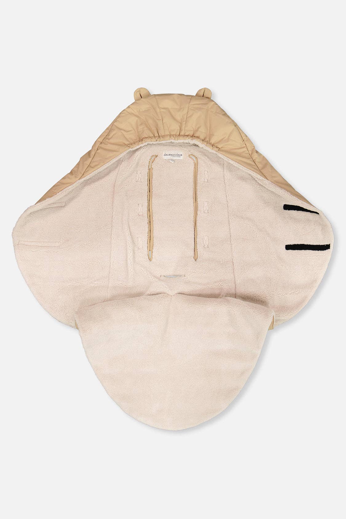 Deux par Deux - Nido Baby Wrap For Bassinet Car Seats And Strollers Beige