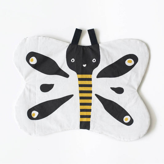 Wee Gallery - Butterfly Crinkle - Organic Fabric Baby Crinkle Paper Toy