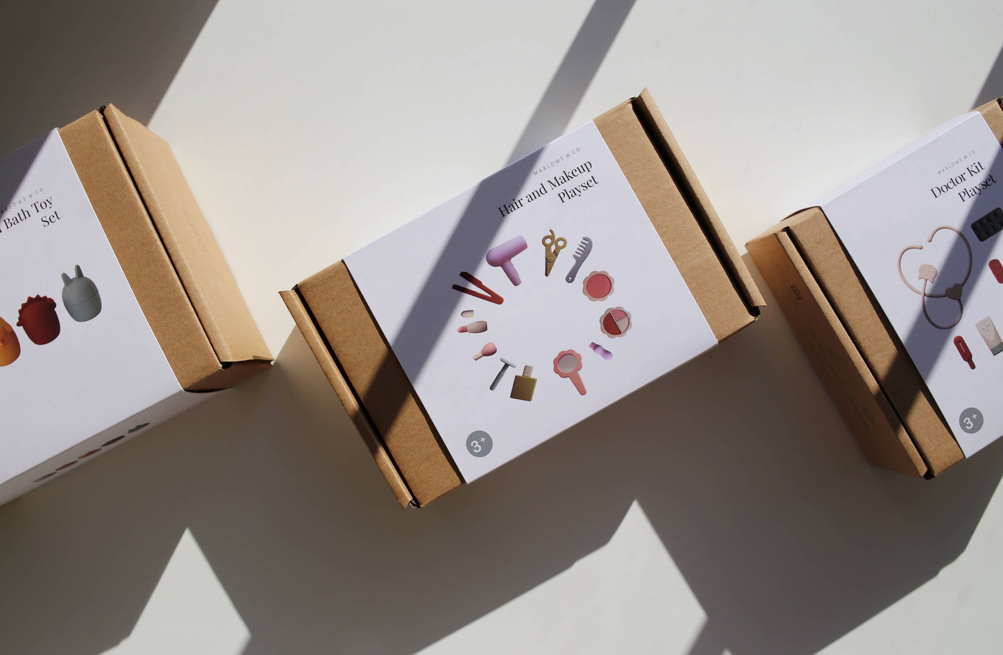 Marlowe & Co - Silicone Hair and Makeup Play Set