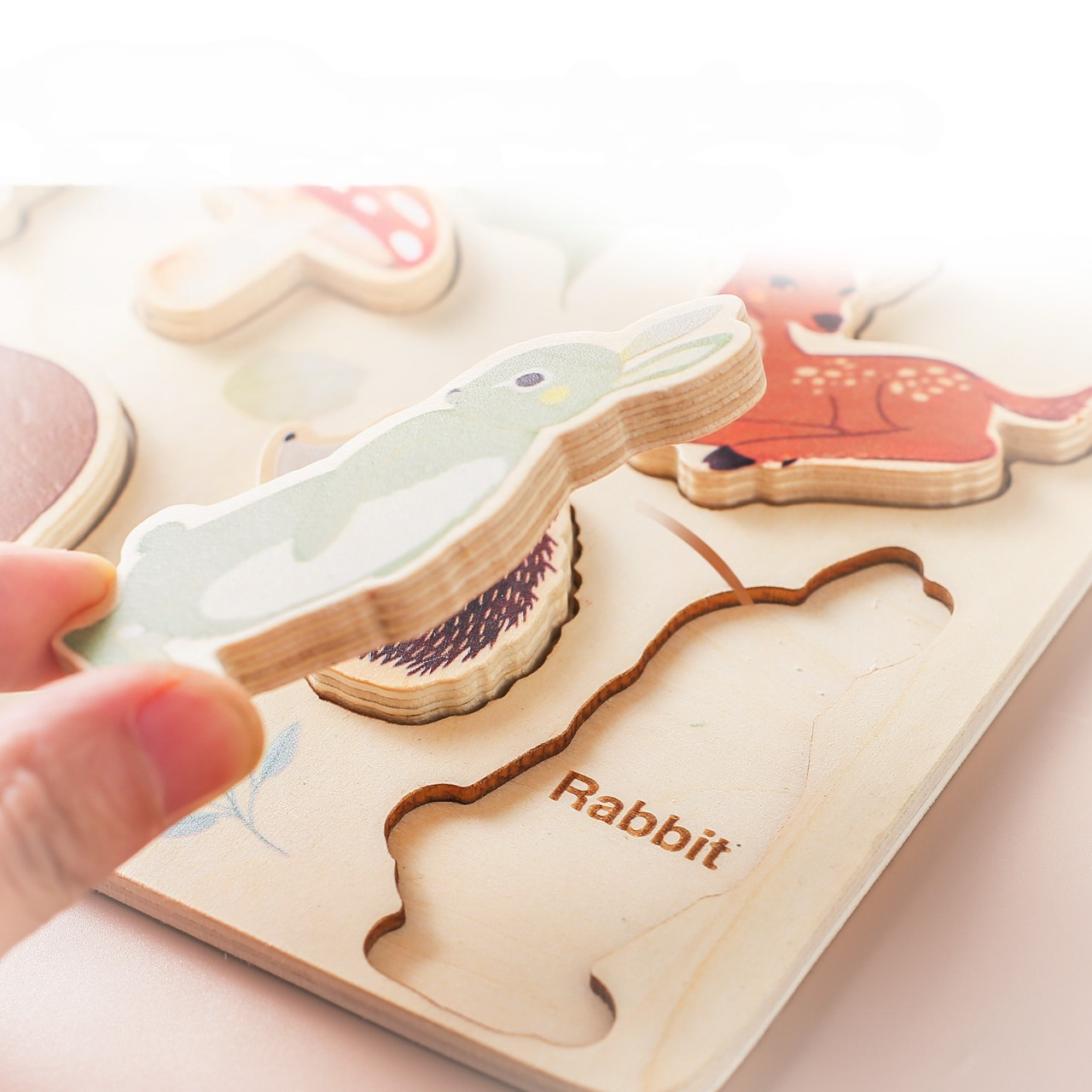 Peaks & Valleys Baby - Woodland Friends Wooden Puzzle
