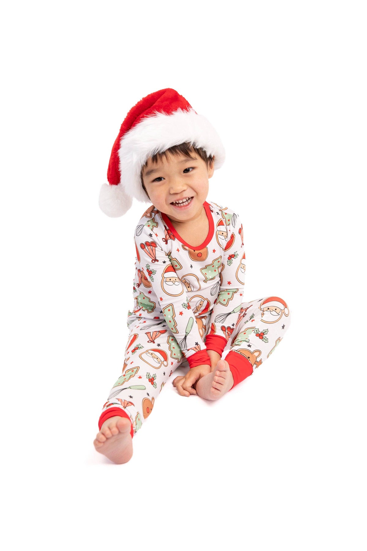Tiny toes Baby Co - Christmas Cookies Bamboo Toddler 2 Piece Set