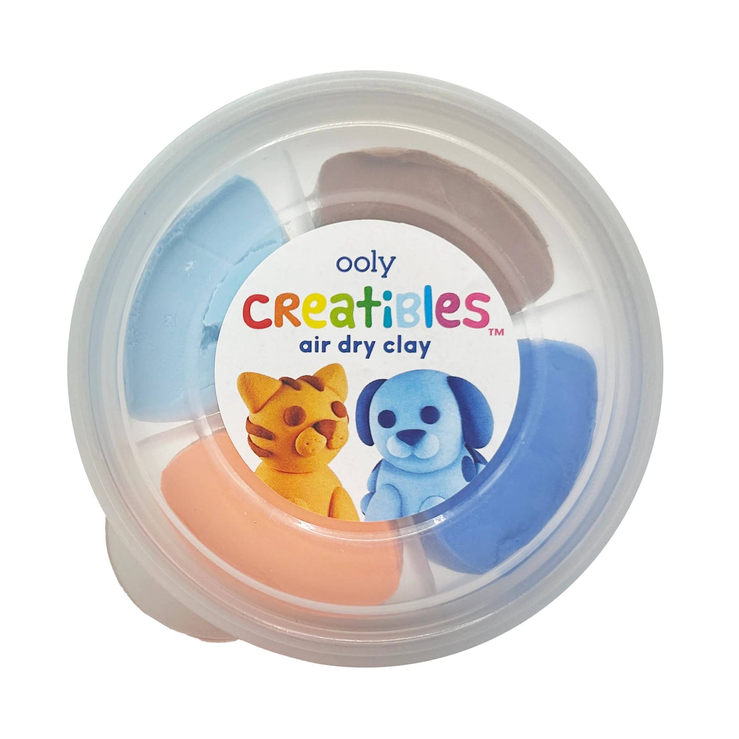OOLY - Creatibles: Air Dry Clay BFFs Kit - Pet Pals (Set of 4 Color