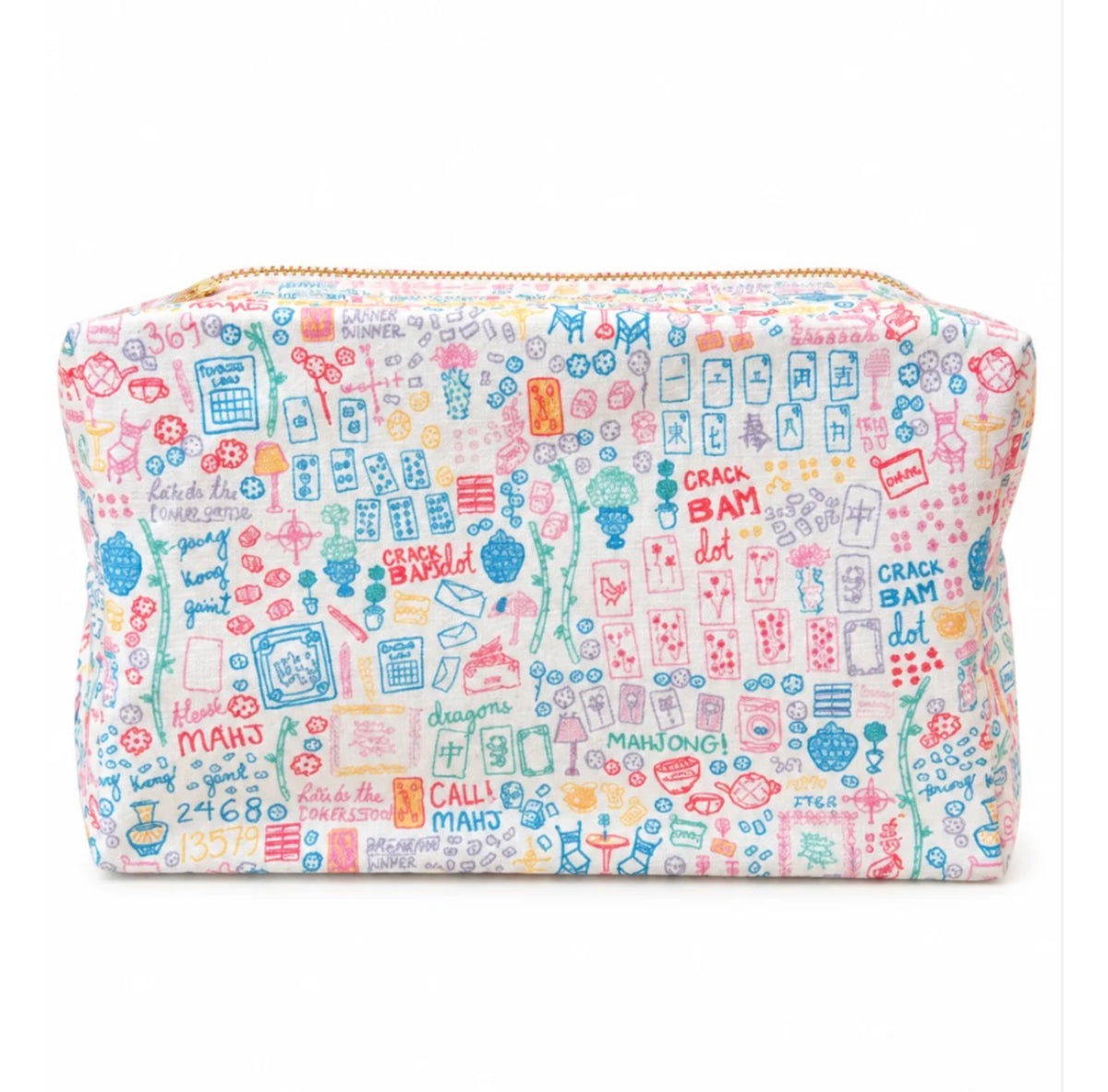 Joy Street - Mahjong Cosmetic Bag