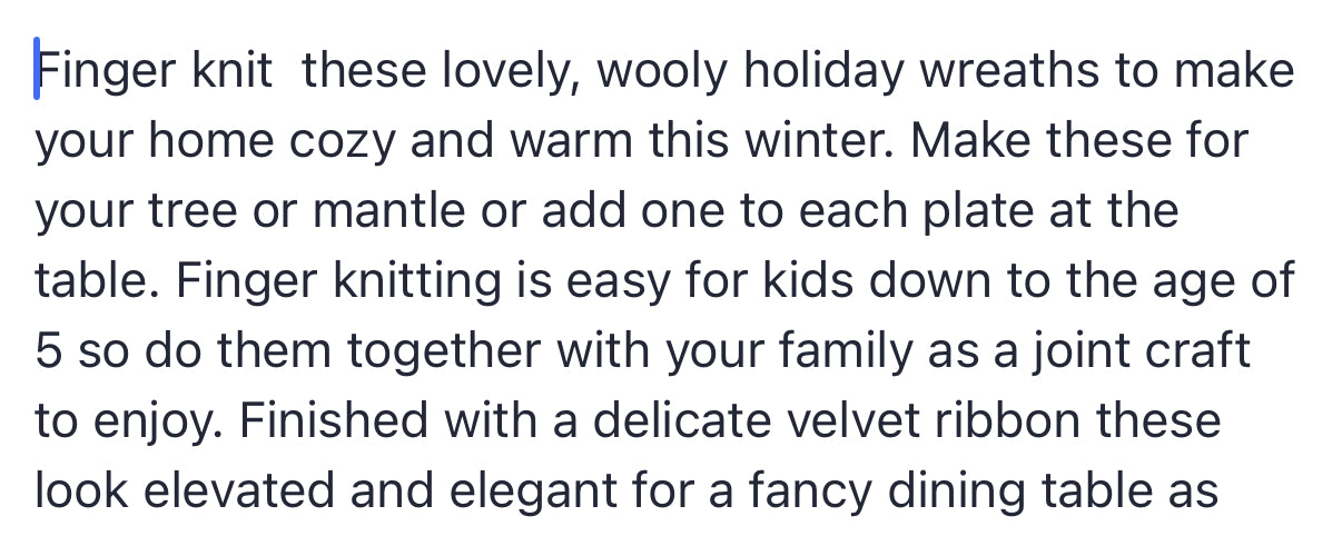 Wooly Wreath Making Class