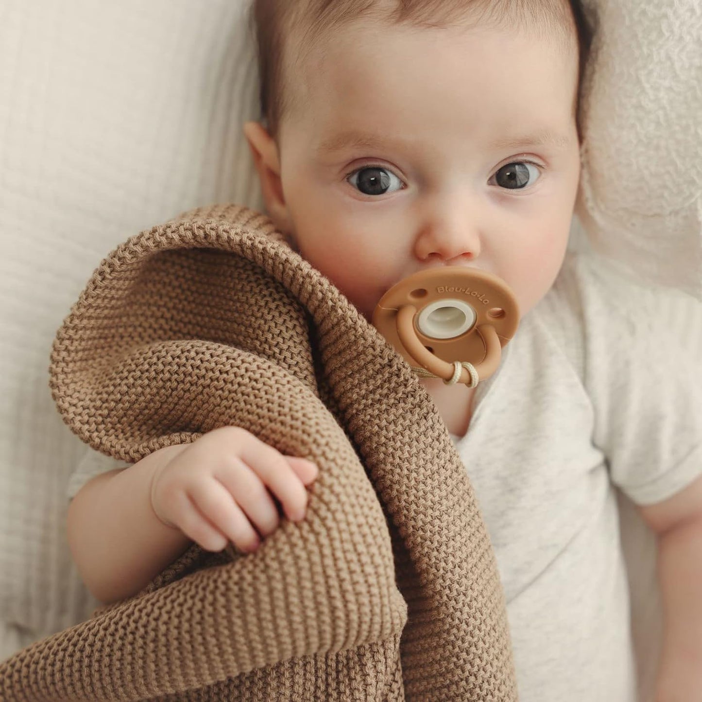 Heritage Knit - 100% Organic Cotton Luxury Knit Baby Swaddle Blanket - online purchase only