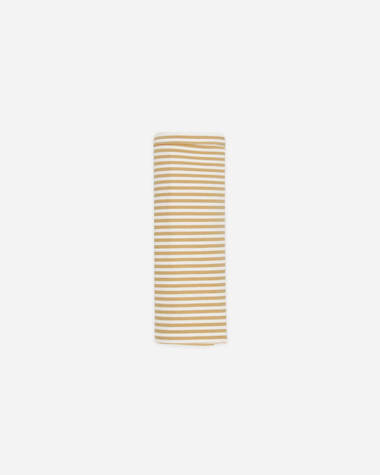 Quincy Mae - Baby Swaddle || Honey Stripe