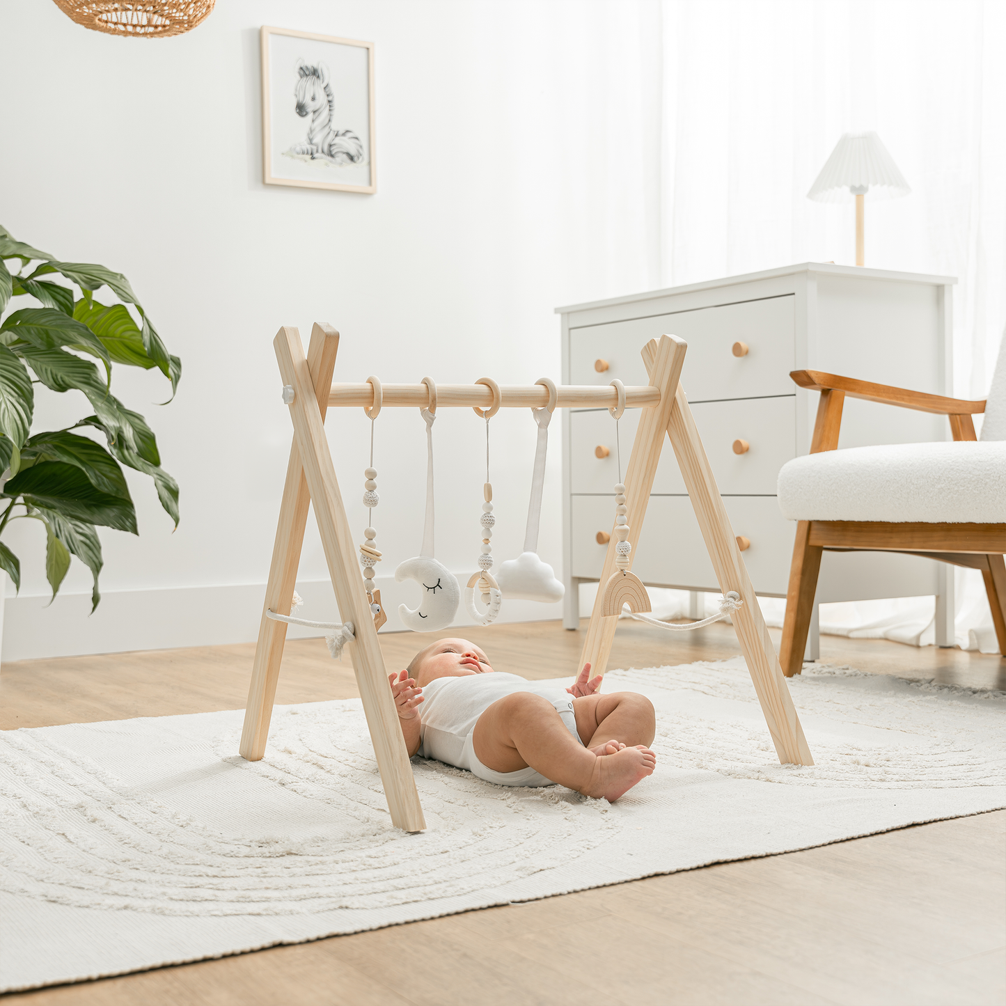 Comfy Cubs - Wooden Baby Play Gym, Baby Activity Gym by Comfy Cubs
