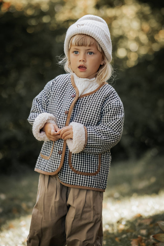 Annie & Charles - Annie & Charles® fluffy reversible jacket