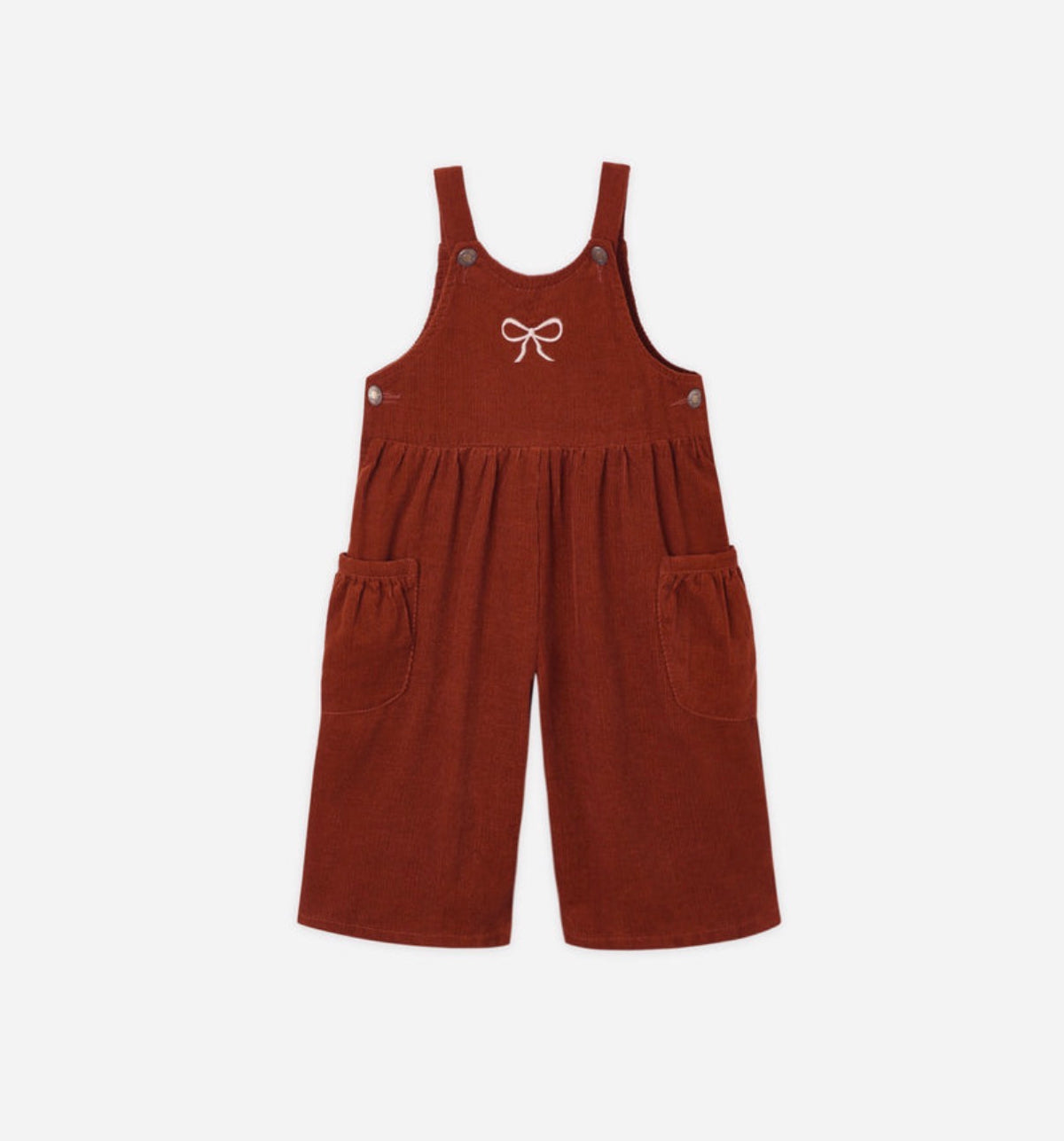 Rylee + Cru - Wide Leg Overall - Ruby