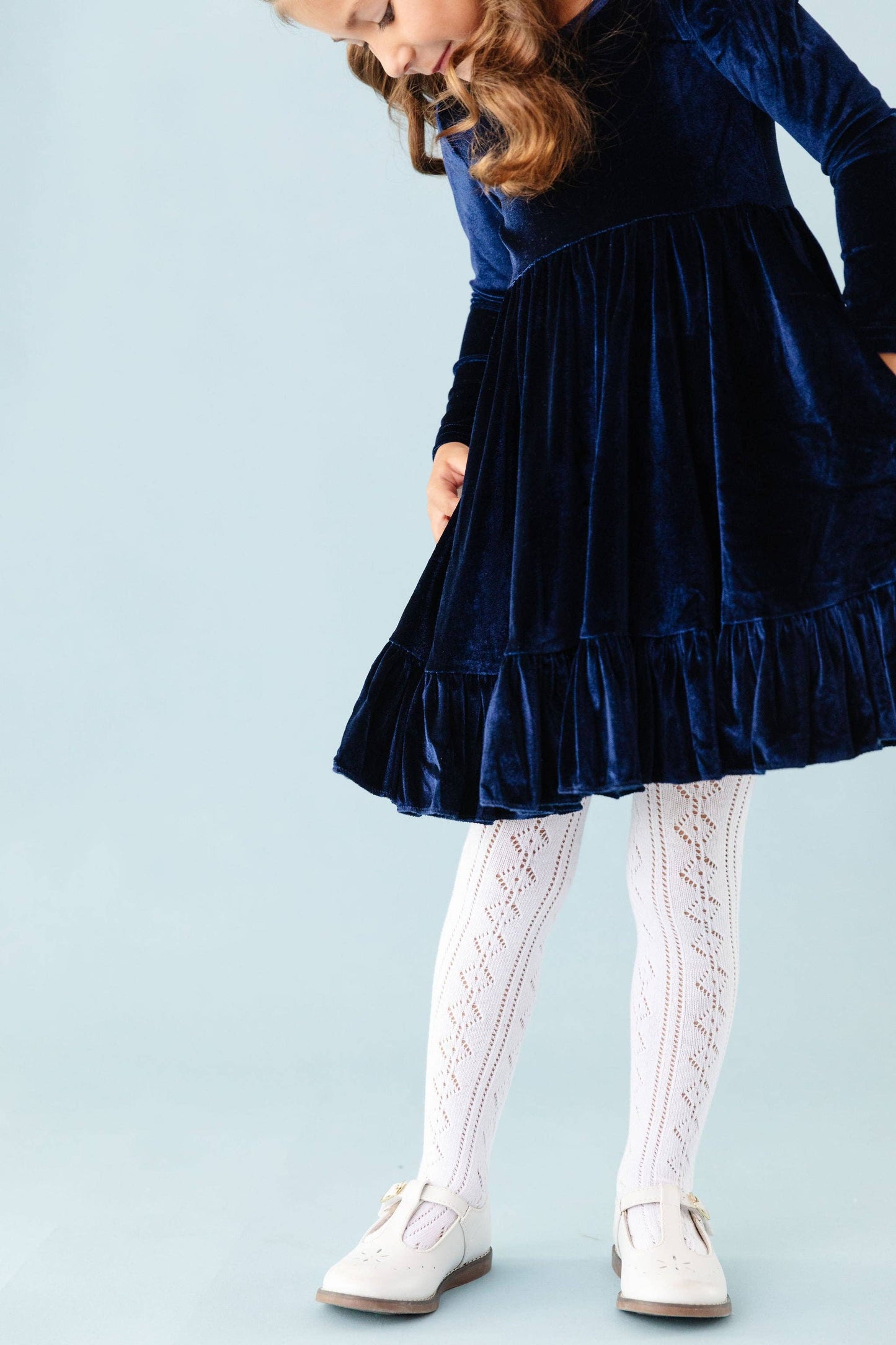 Little Stocking Co. - Fancy Knit Tights - White