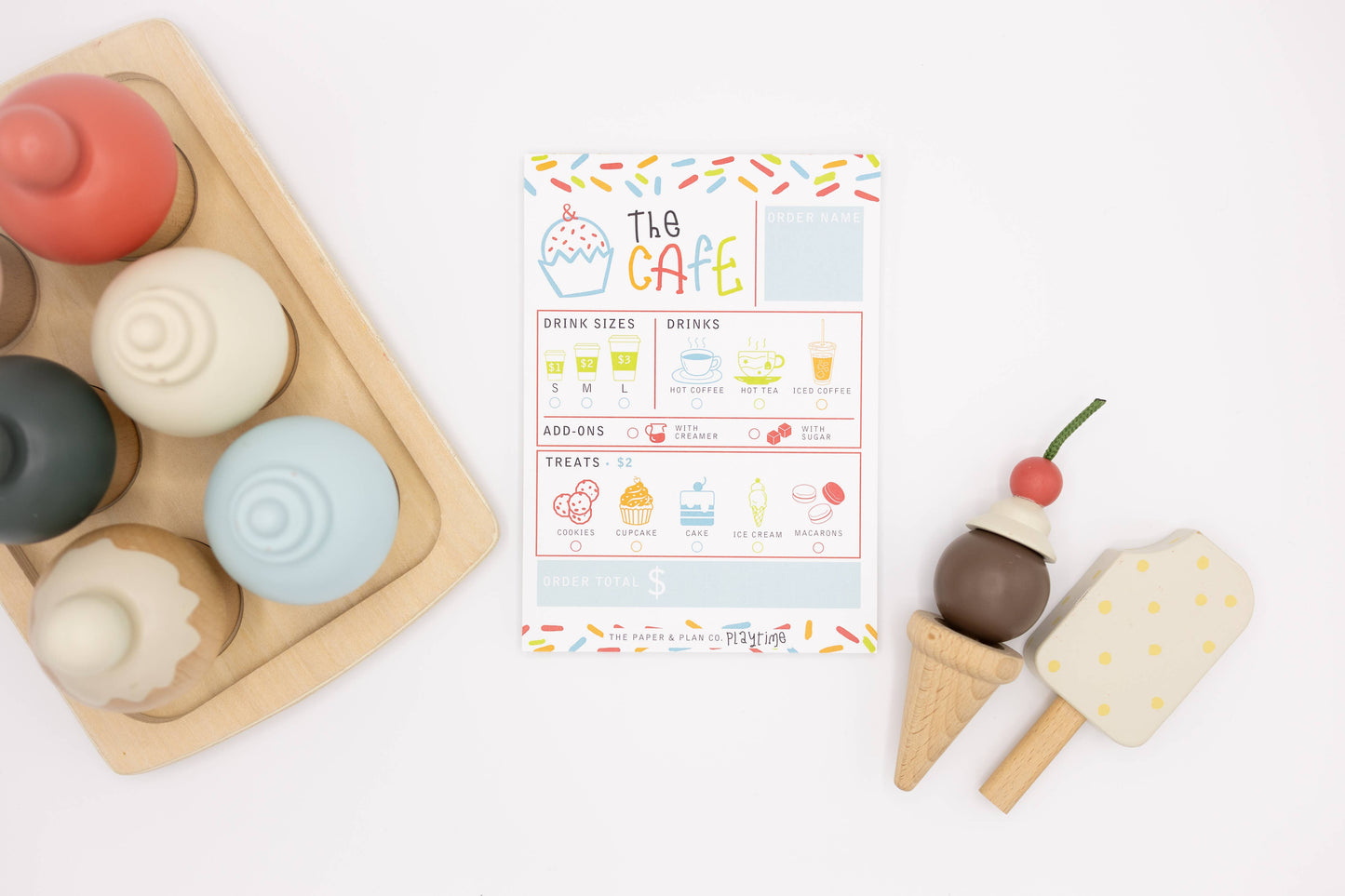 The Paper and Plan Co. - Cafe Playtime Pad®