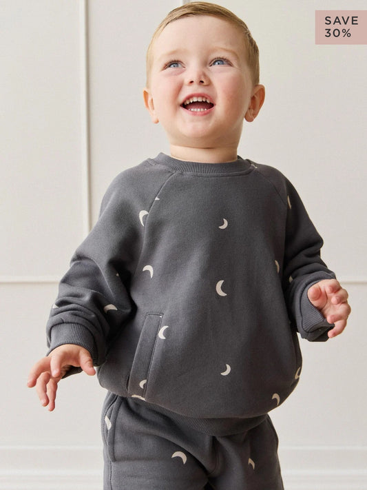 Jamie Kay Organic Cotton Henry Sweatshirt - Crescent Moon Icelandic