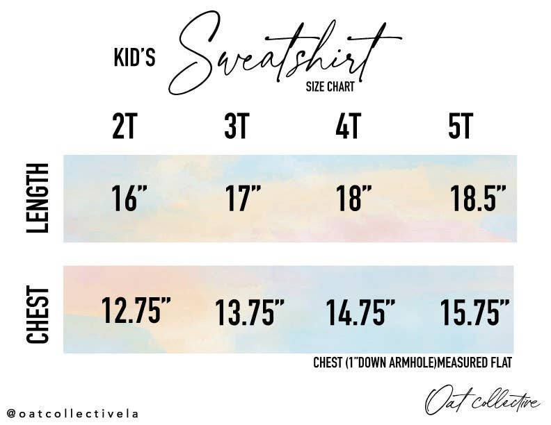 OAT COLLECTIVE - EAST COAST Toddler Graphic Sweatshirt