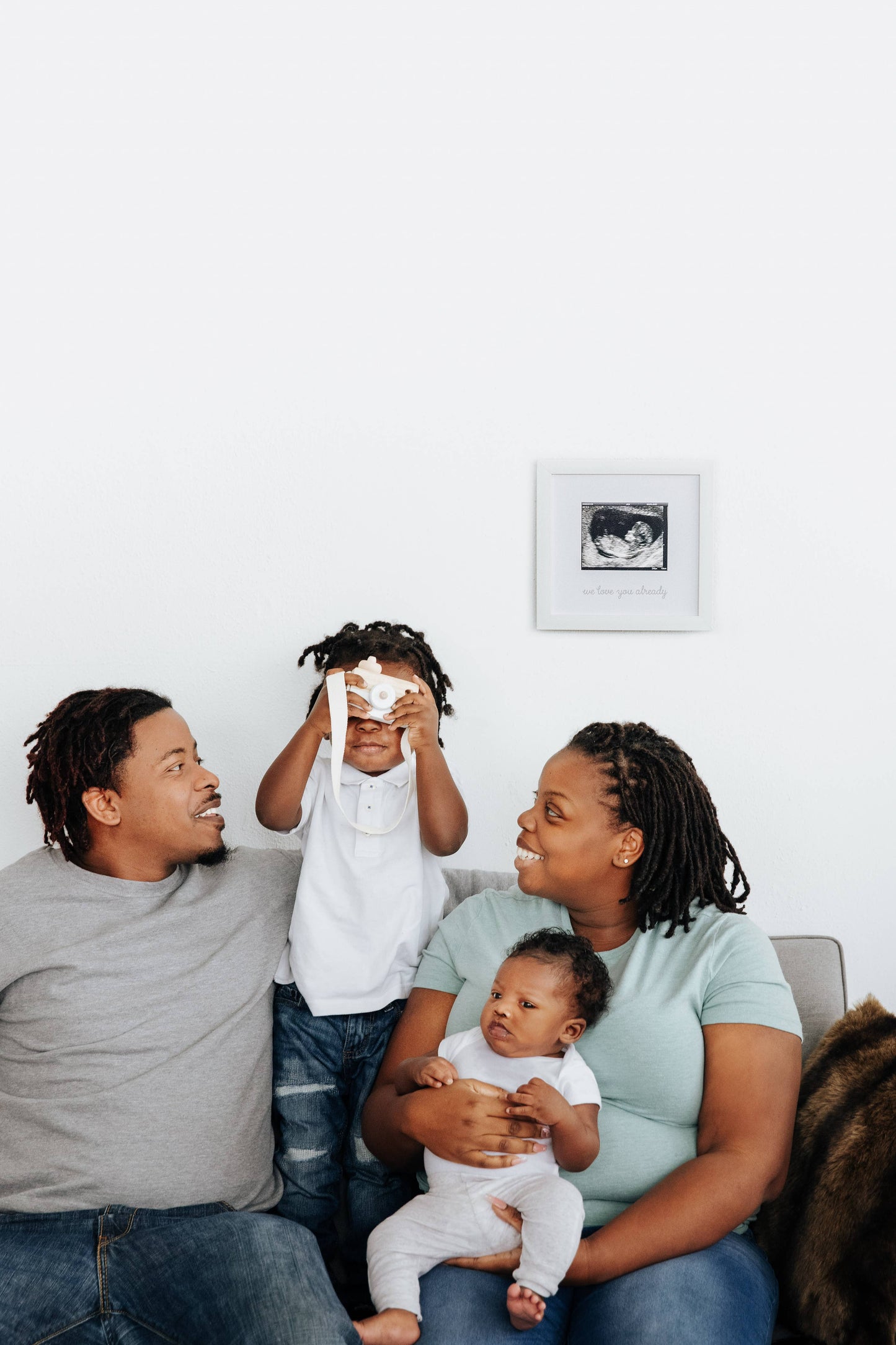 Kate & Milo - “We Love You Already” Sonogram Frame