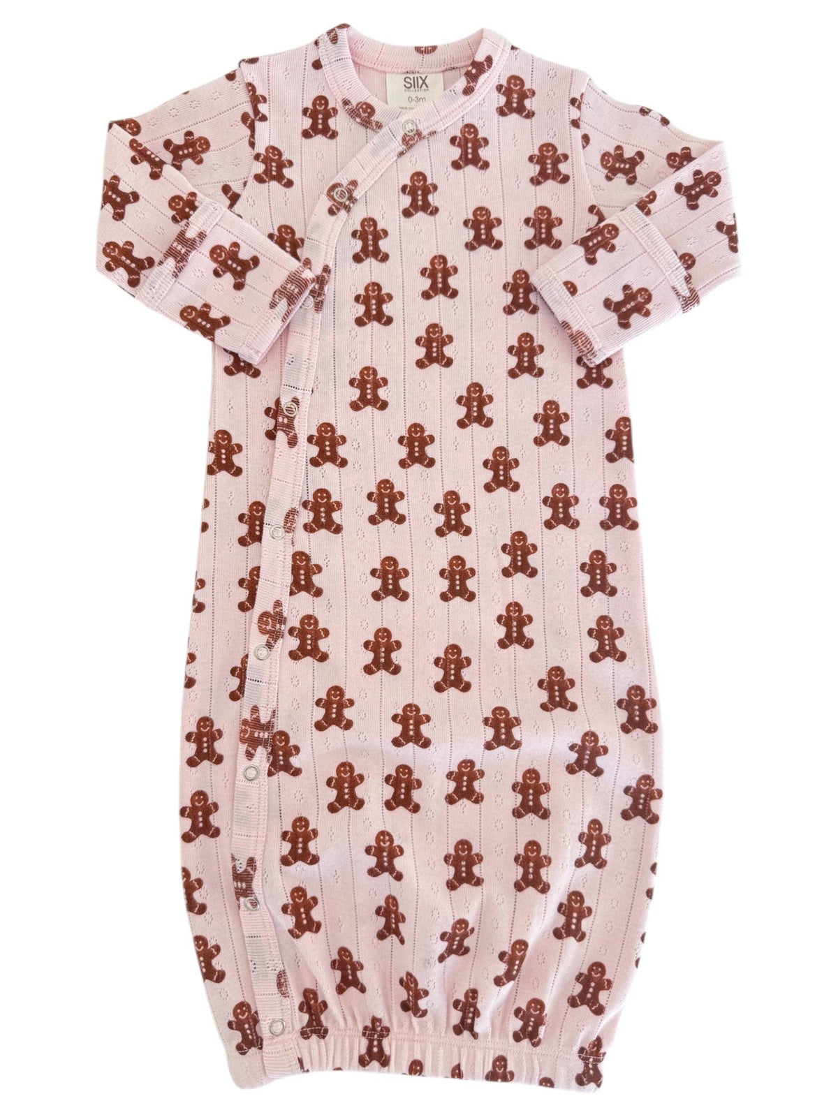 SIIX Collection - Blush Gingerbread / Organic Pointelle Gown