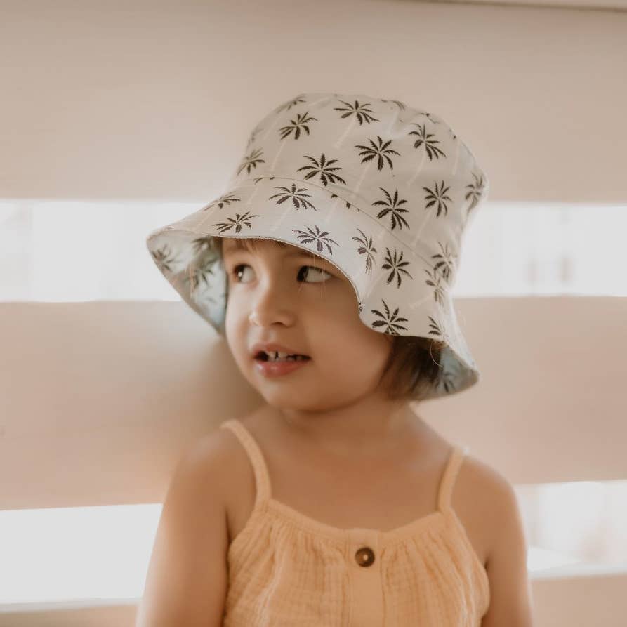 Huggalugs - Palms Bucket Hat UPF 50+ Baby & Toddler