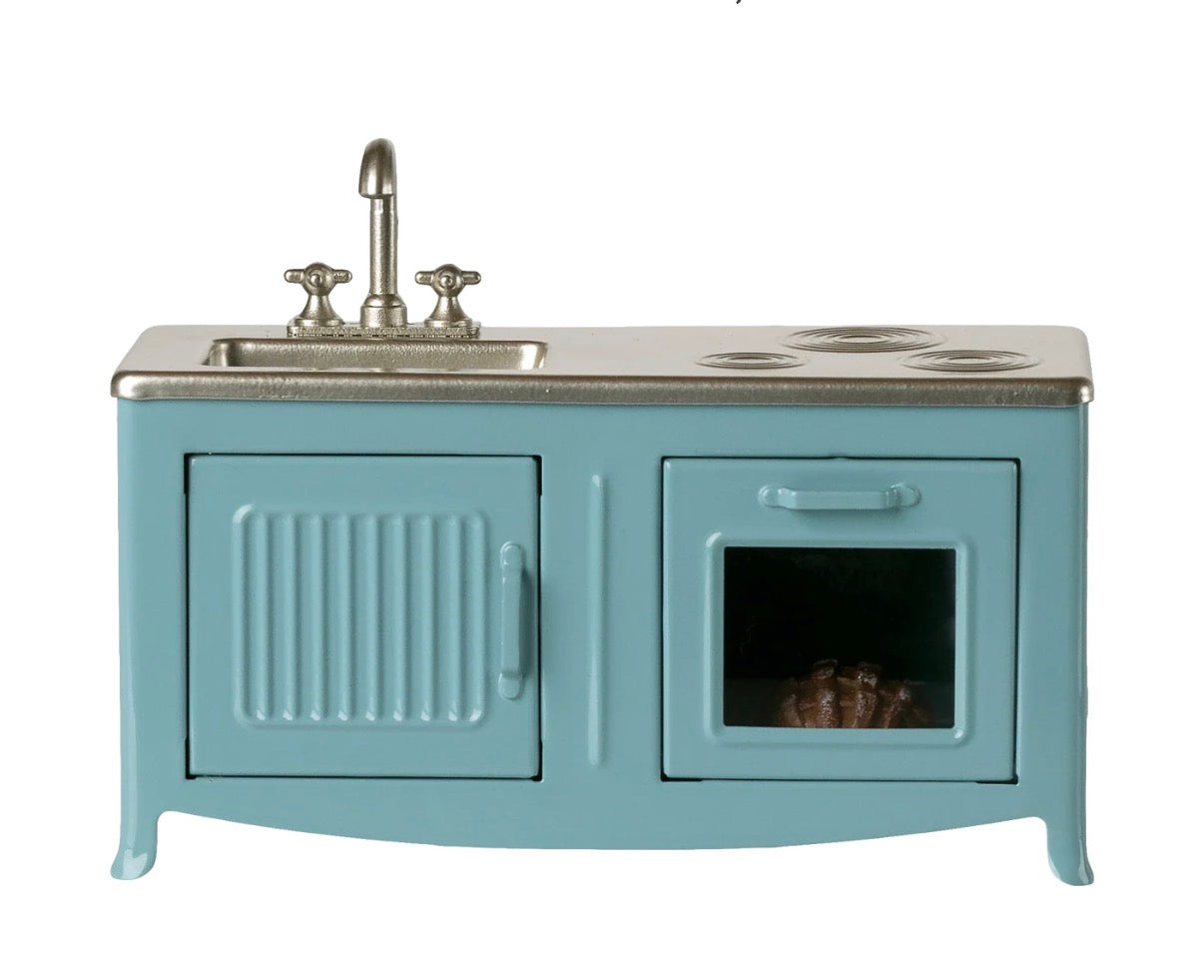 Maileg - Kitchen, Mouse - Blue