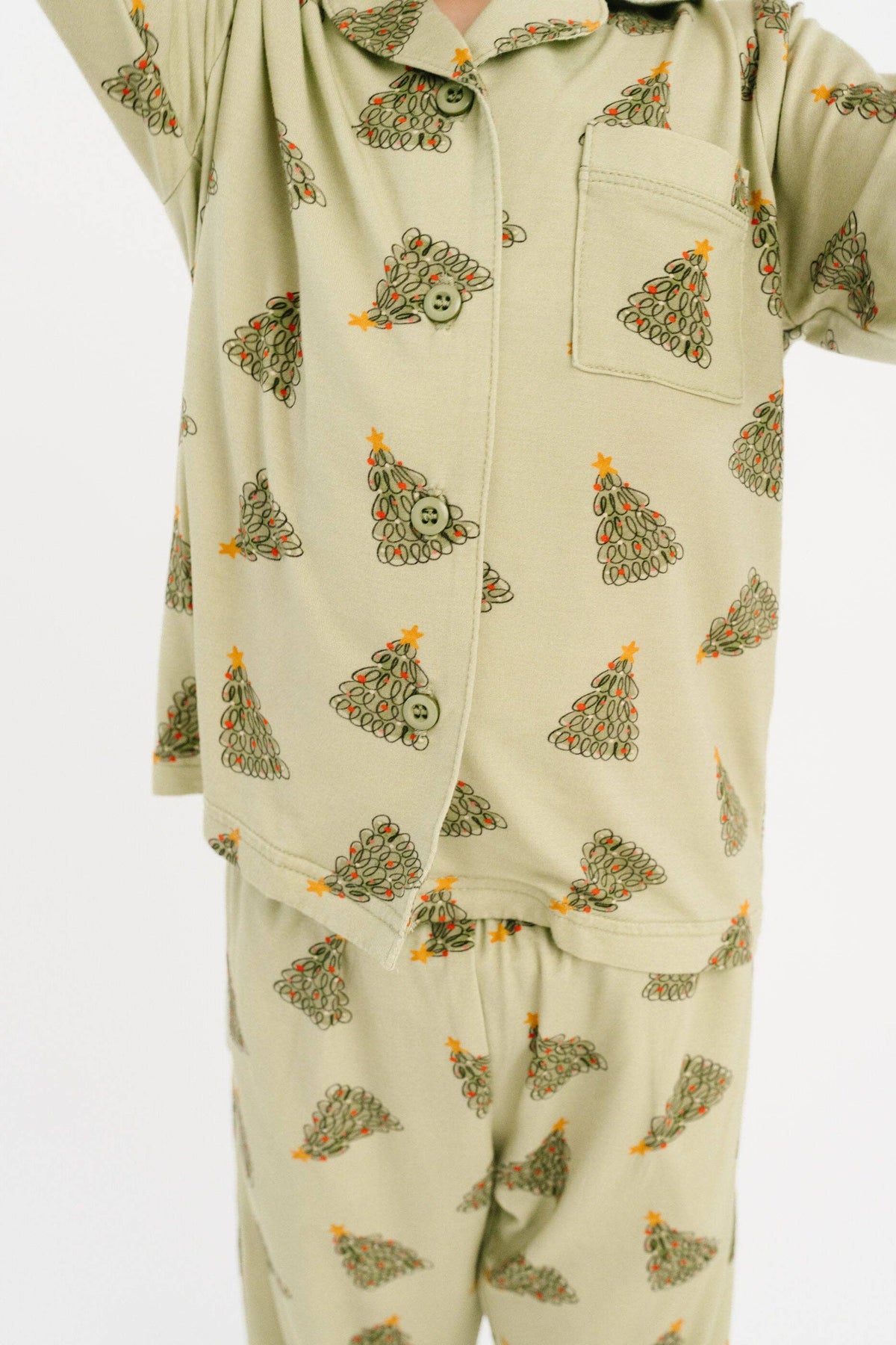 Little One Shop - Magical Trees Bamboo Button Up Set