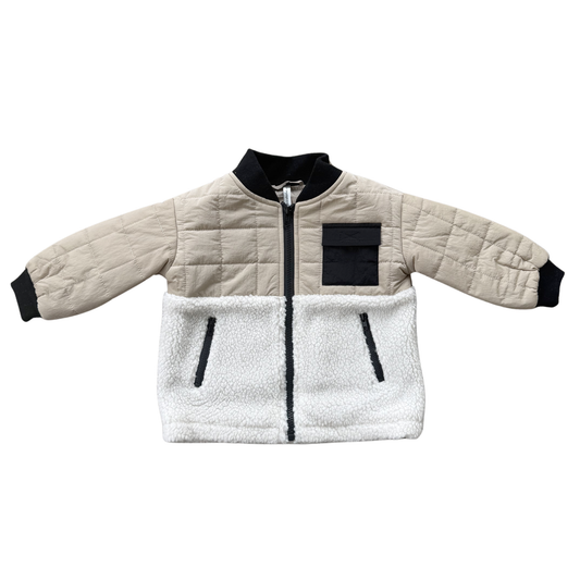 babysprouts clothing company - Quilted Sherpa Jacket Baby/Kids Clothing Fall 2025