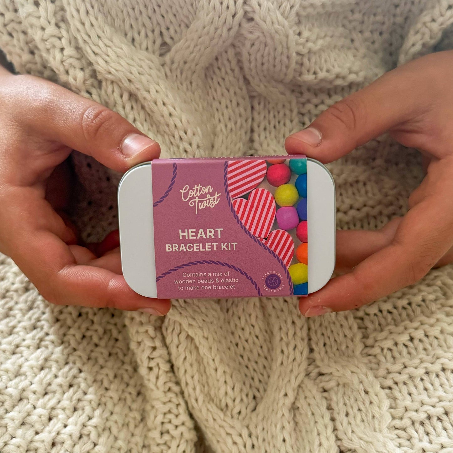 Cotton Twist - Heart Bracelet Gift Kit