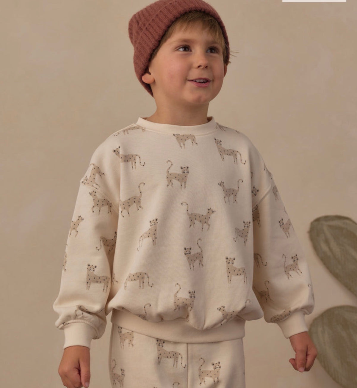 Rylee + Cru - Relaxed Sweatshirt - Leopards