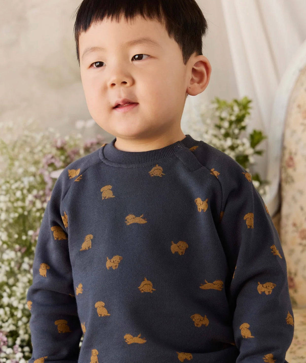 Jamie Kay - Organic Cotton Flynn Sweatshirt - Playful Milo Captain