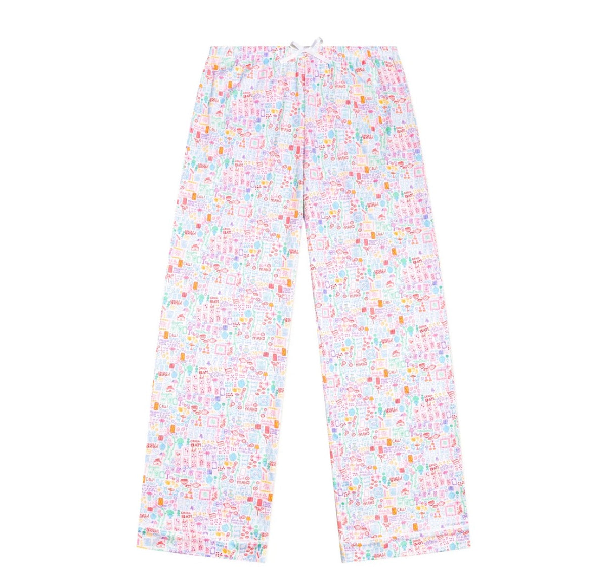 Joy Street - Mahjong Women’s Button Front Long Pajama Set
