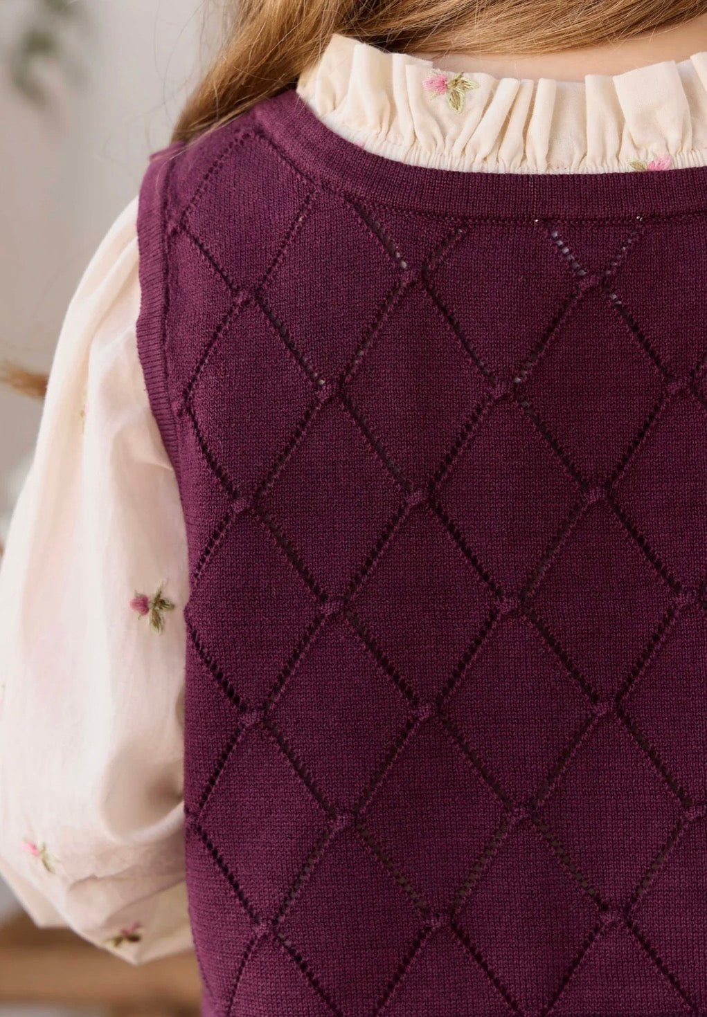 Jamie Kay - Lilah Knitted Vest - Fig