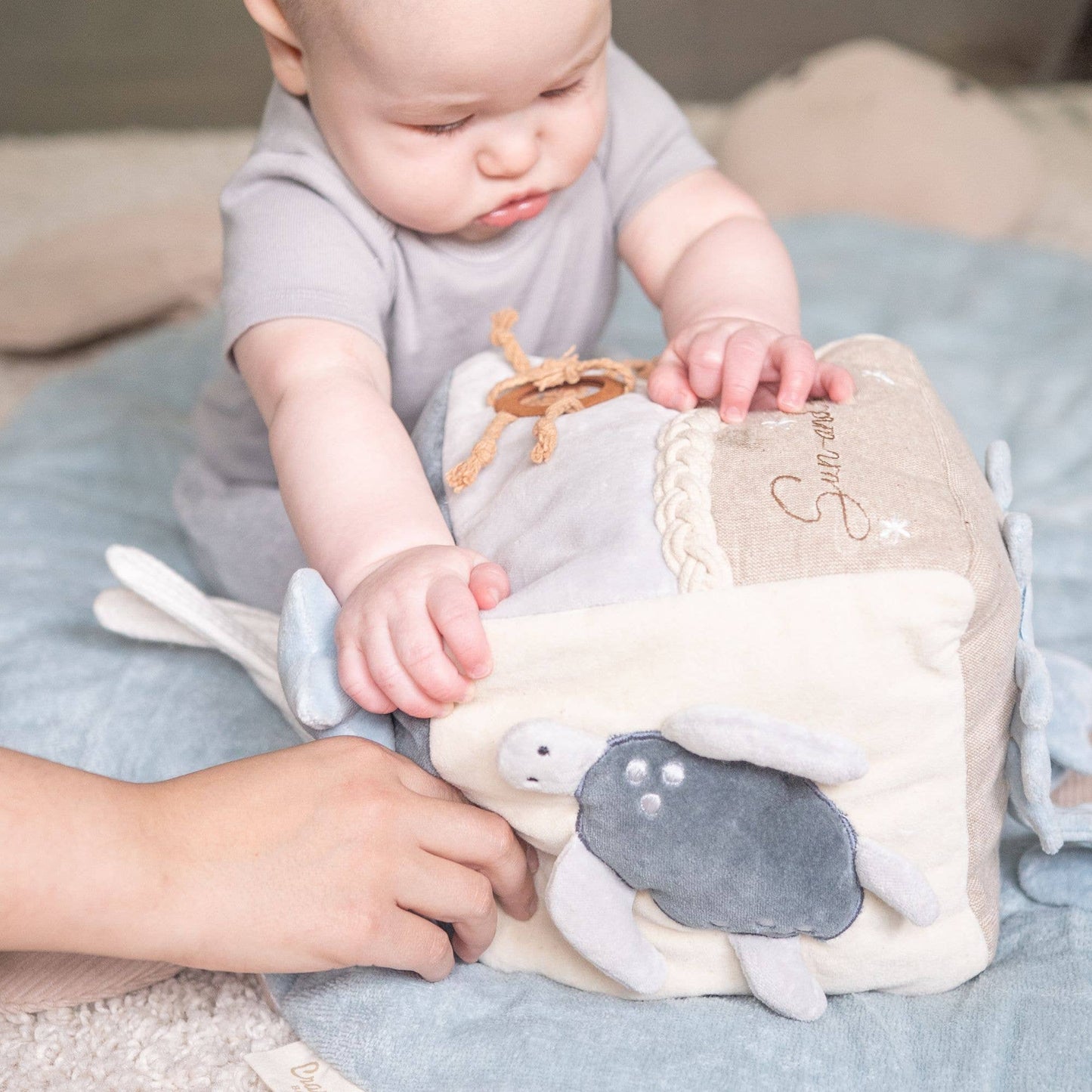Crane Baby - Cove Soft Plush Activity Cube