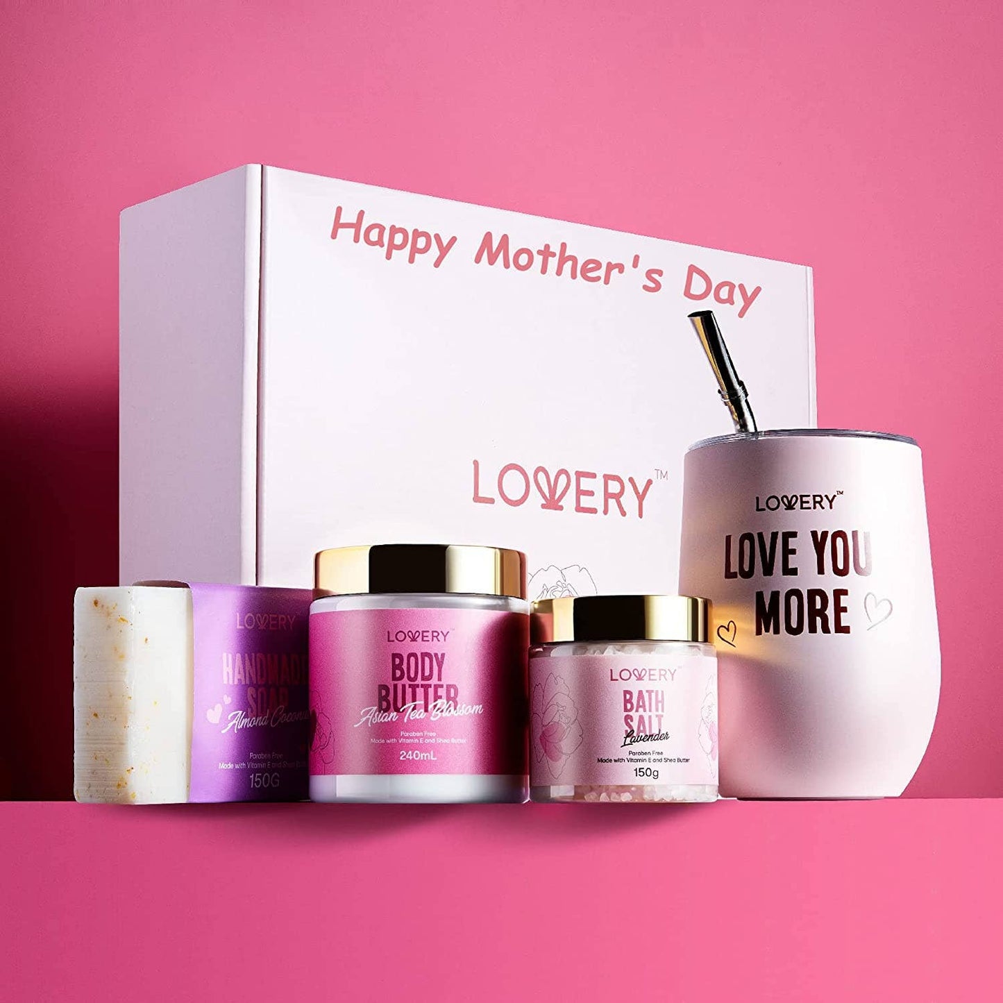 Lovery - Mothers Day Gifts for Mom, Mother's Day Cards with Spa Body