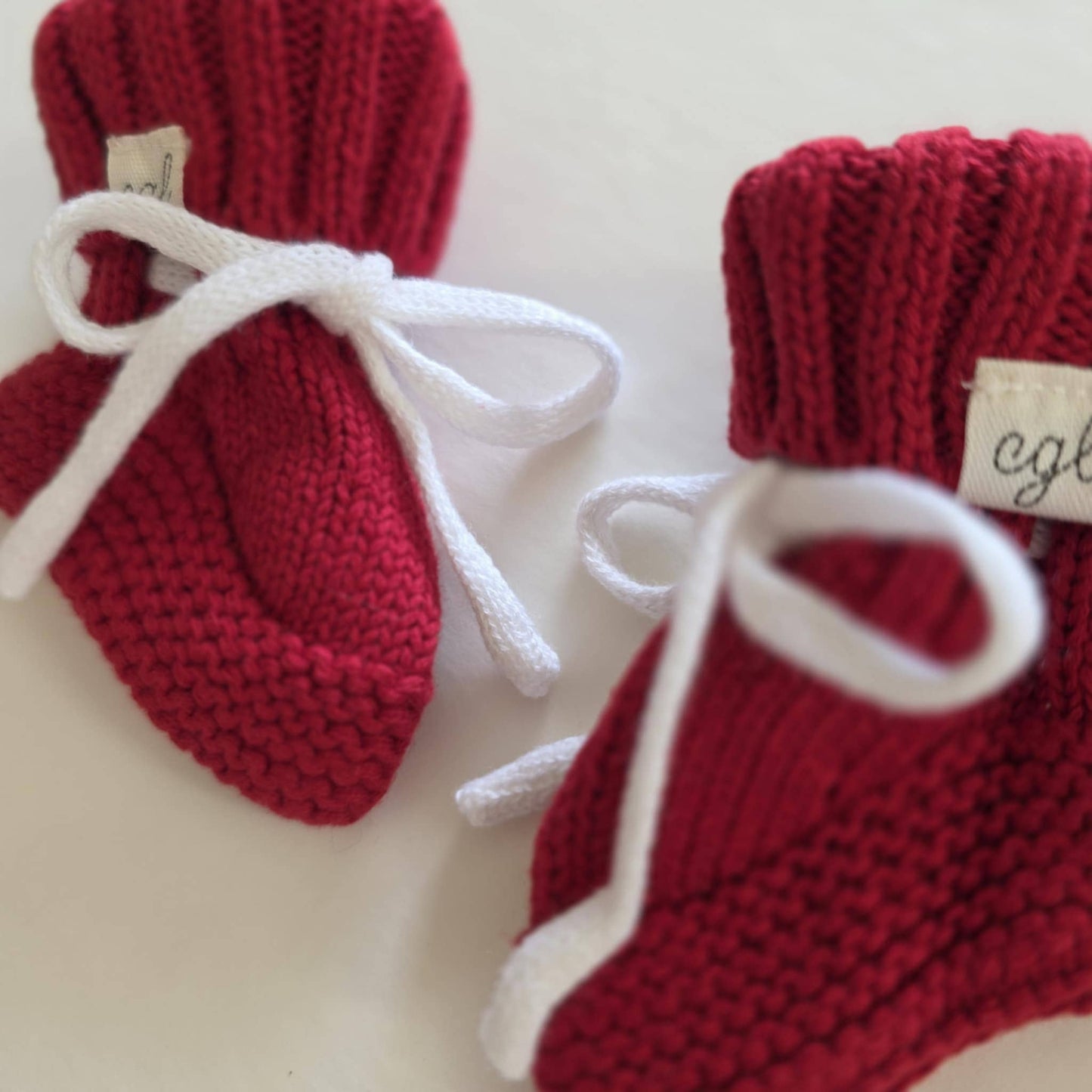 CG Lane Co - BABY BOOTIES - RED