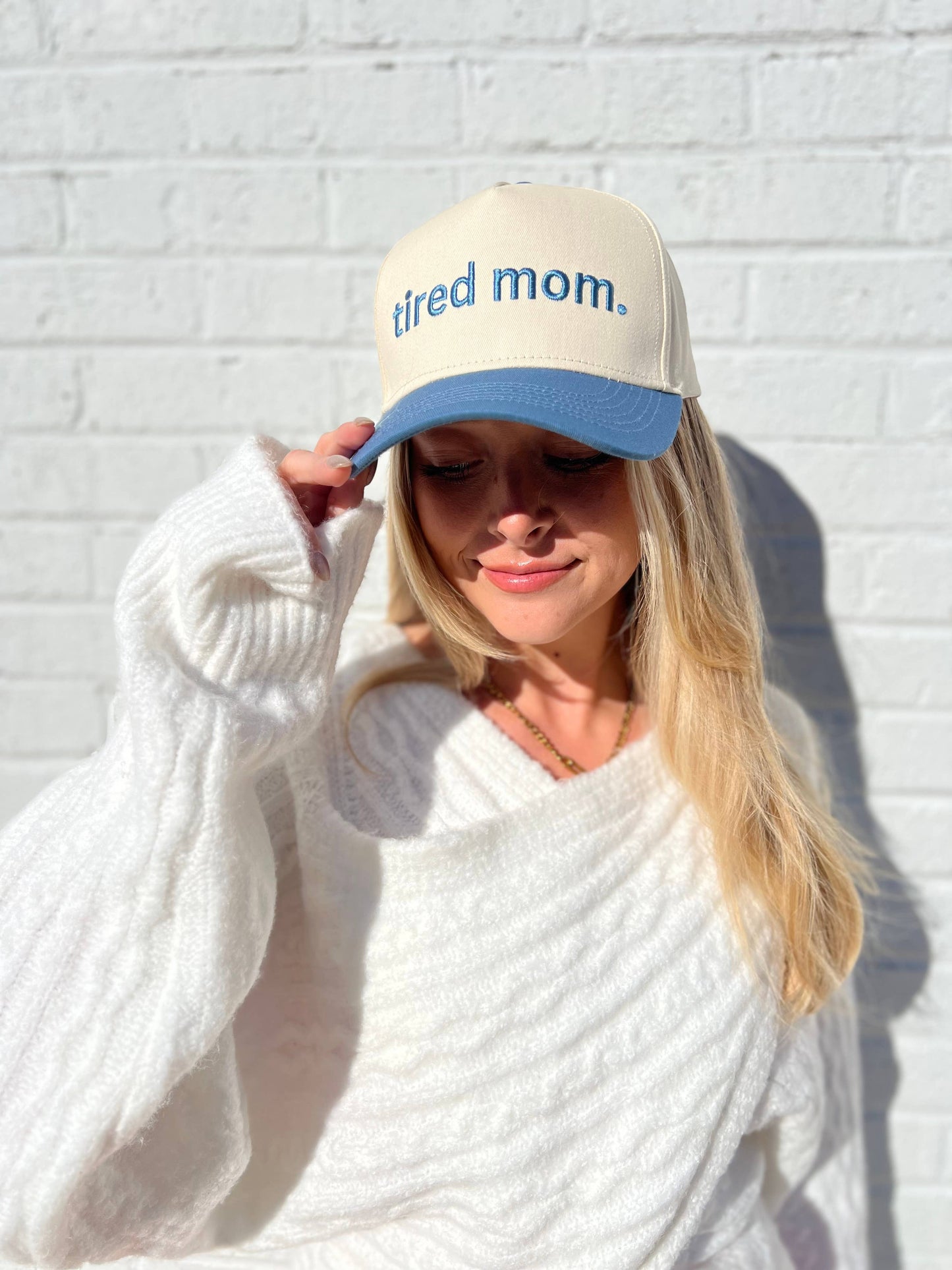 Social Statement - Tired Mom Vintage Trucker Hat