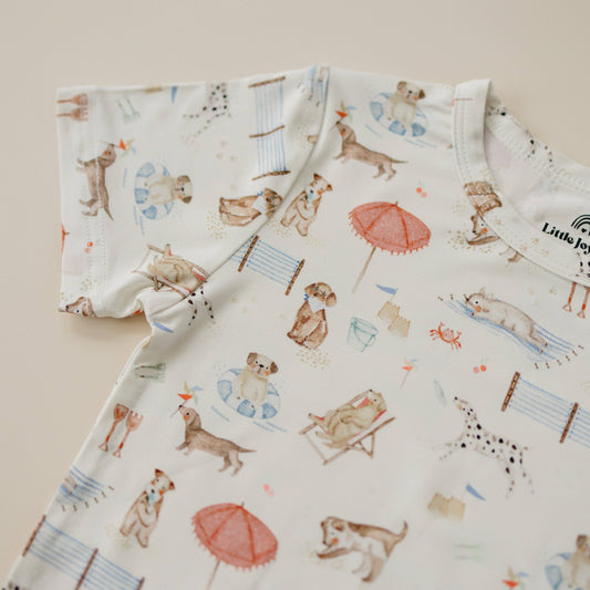 Little Joy Co. - Beach Pawty 2pc Bamboo Pajamas