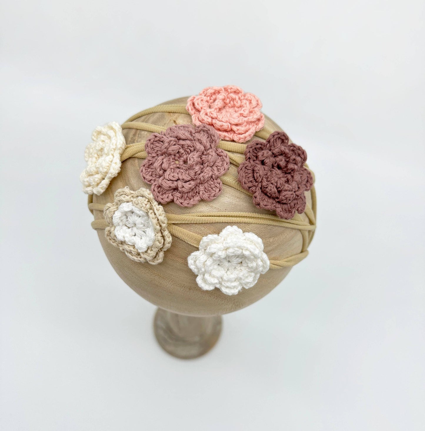OLIVE & CRADLE - Crochet Flower Headband
