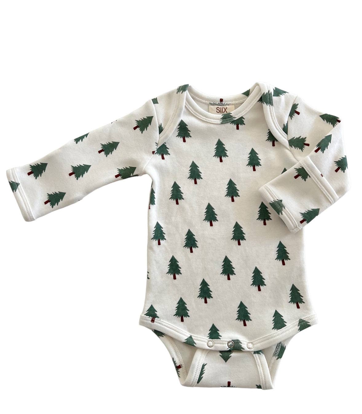 SIIX Collection - Trees / Organic Long Sleeve Bodysuit