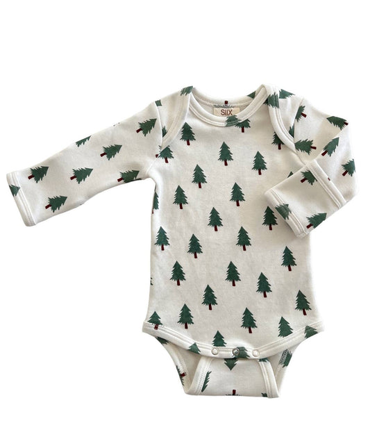 SIIX Collection - Trees / Organic Long Sleeve Bodysuit