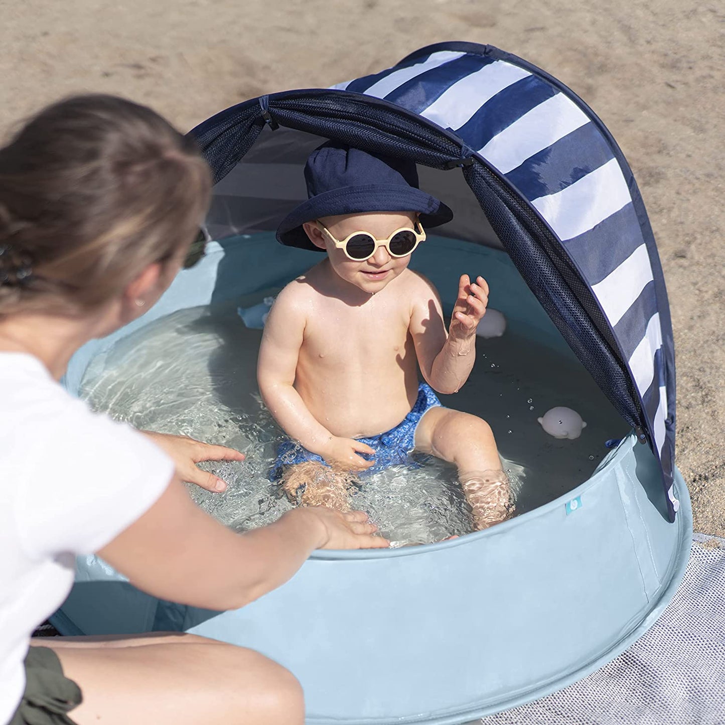 Aquani Anti-UV Baby Beach Tent & Paddling Pool - online purchase only