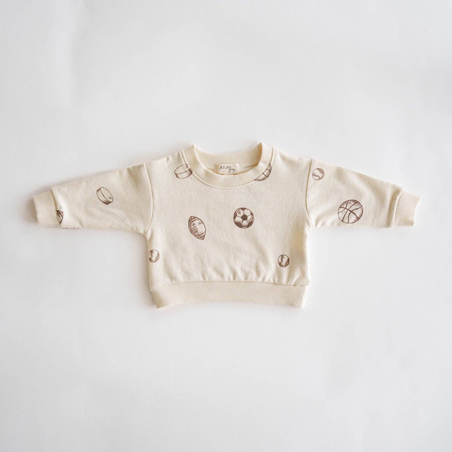 Atlas Grey - Sports Crewneck