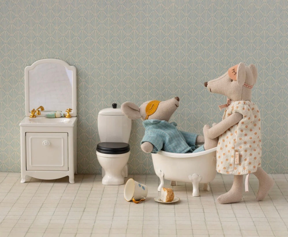 Maileg - Sink Dresser, Mouse - Off White