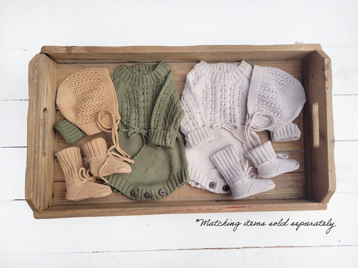 OLIVE & CRADLE - Zoya Knitted Sweater Romper