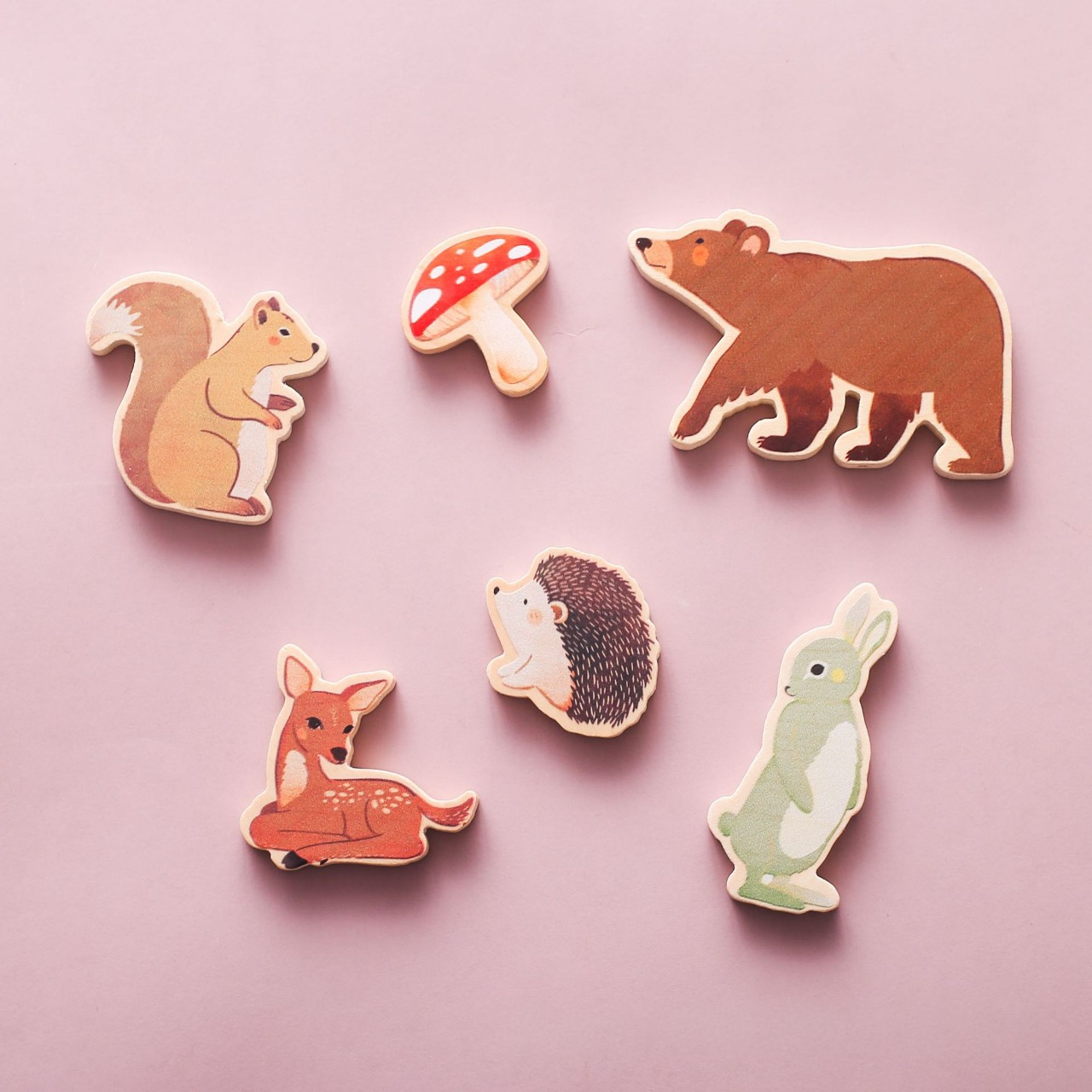 Peaks & Valleys Baby - Woodland Friends Wooden Puzzle
