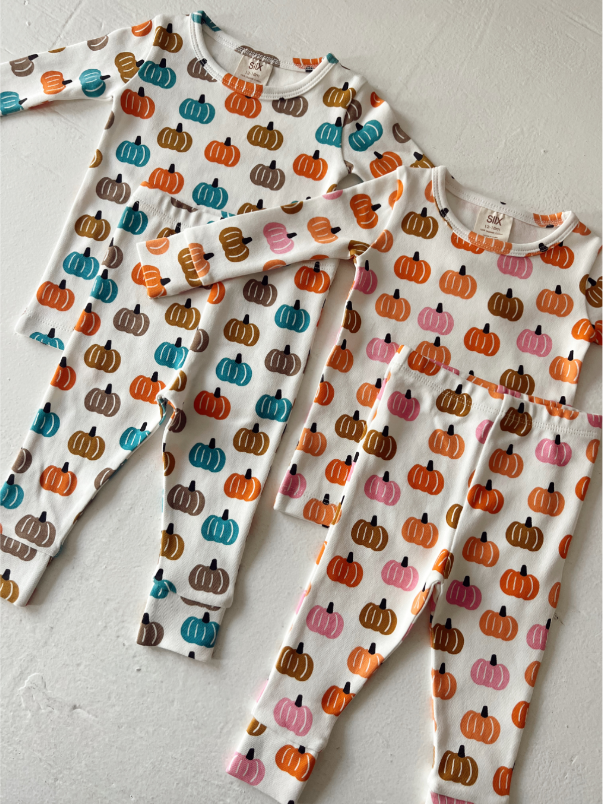SIIX Collection - Pink Pumpkin Patch / Organic 2-Piece Set (Baby - Kids)
