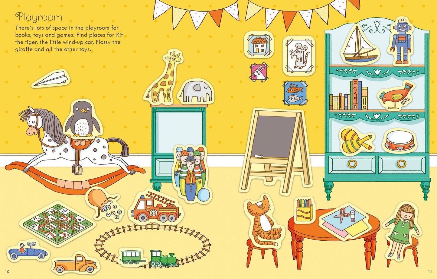 HarperCollins - First Sticker Book Dollhouse : Usborne