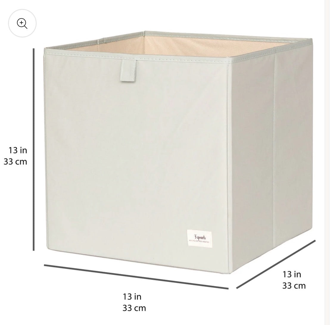 3 Sprouts- Storage Box /Clay